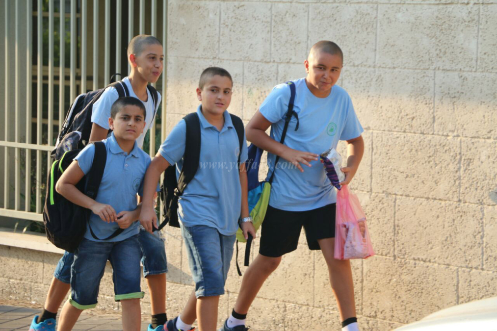 بالصور: افتتاح السنة الدراسية الجديدة في المدارس الحكومية والأهلية بمدينة يافا